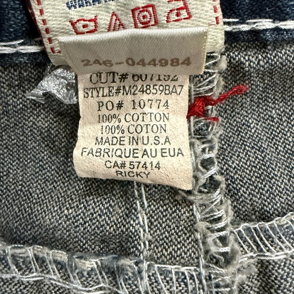 True Religion Dark Blue Distressed Jeans - Picture 7 of 12